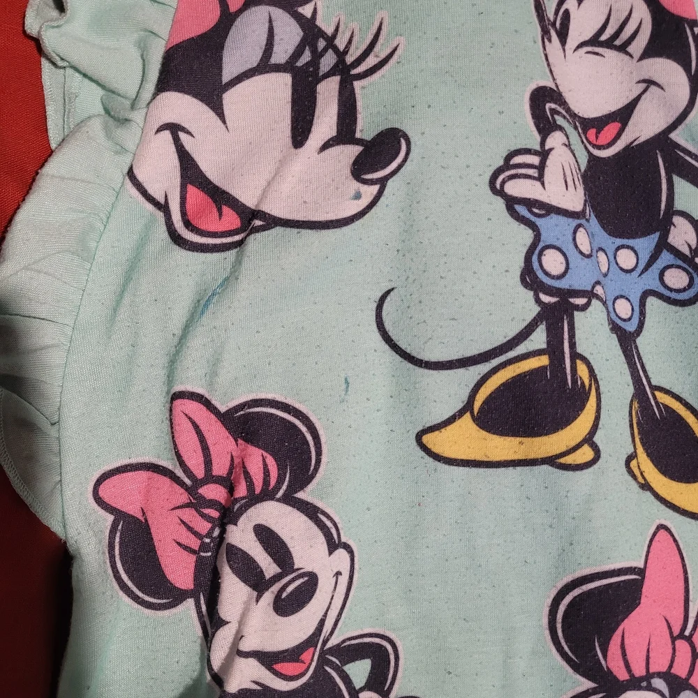 Minnie Mouse Light Aqua Ruffle Nightgown, Toddler 2T - Picture 2 of 4